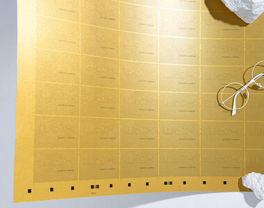 Visitenkarten auf goldenem Karton drucken