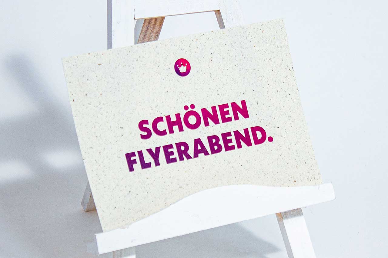 Druckmuster Digitaldruck Grashaftpapier