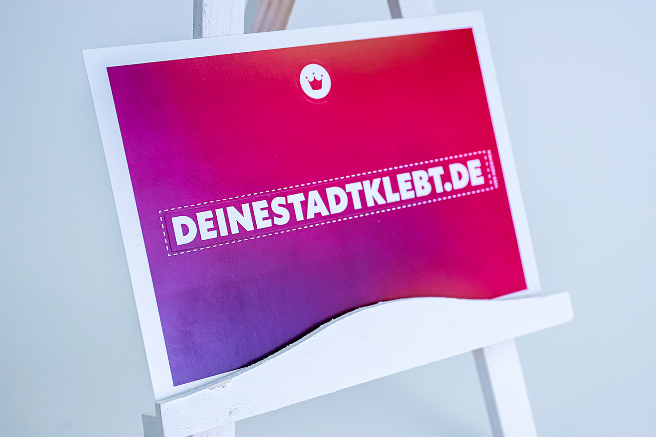 Druckmuster Digitaldruck High Gloss Card