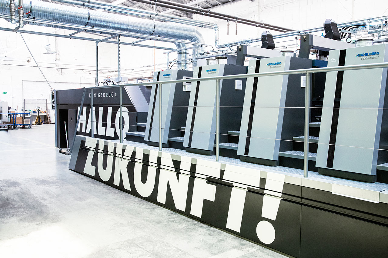 LED-UV-Offsetdruckmaschine