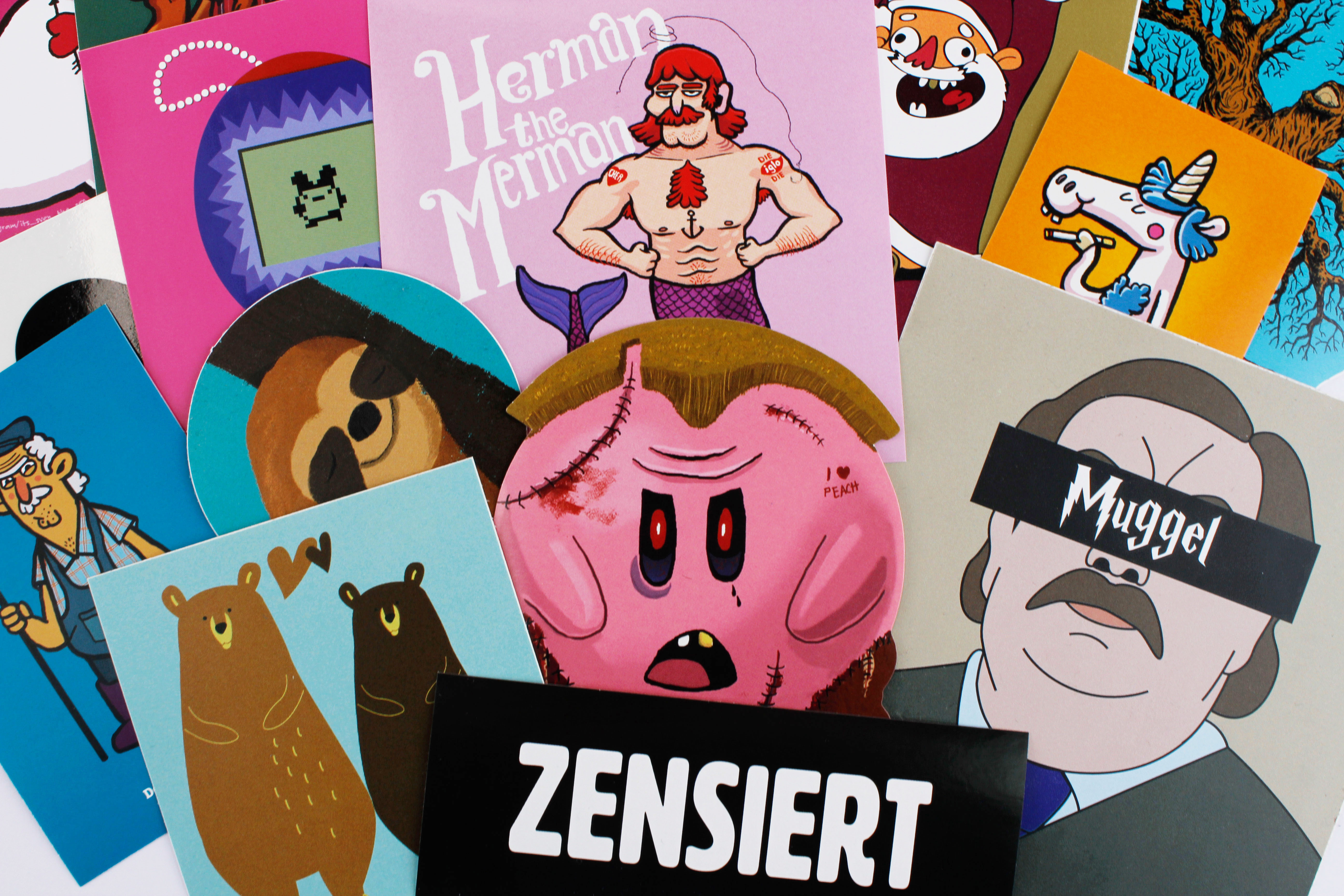 Aufkleber drucken Berlin